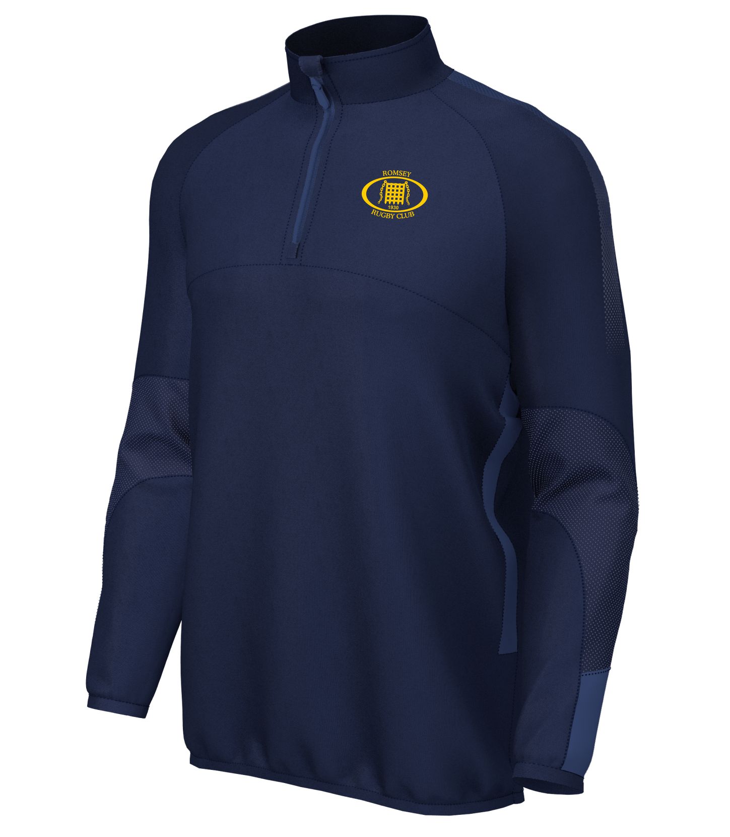 Romsey Rugby Club Edge Pro 1/4 Zip Midlayer - Adult - Image 3