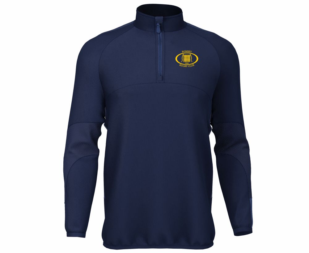 Romsey Rugby Club Edge Pro 1/4 Zip Midlayer - Adult