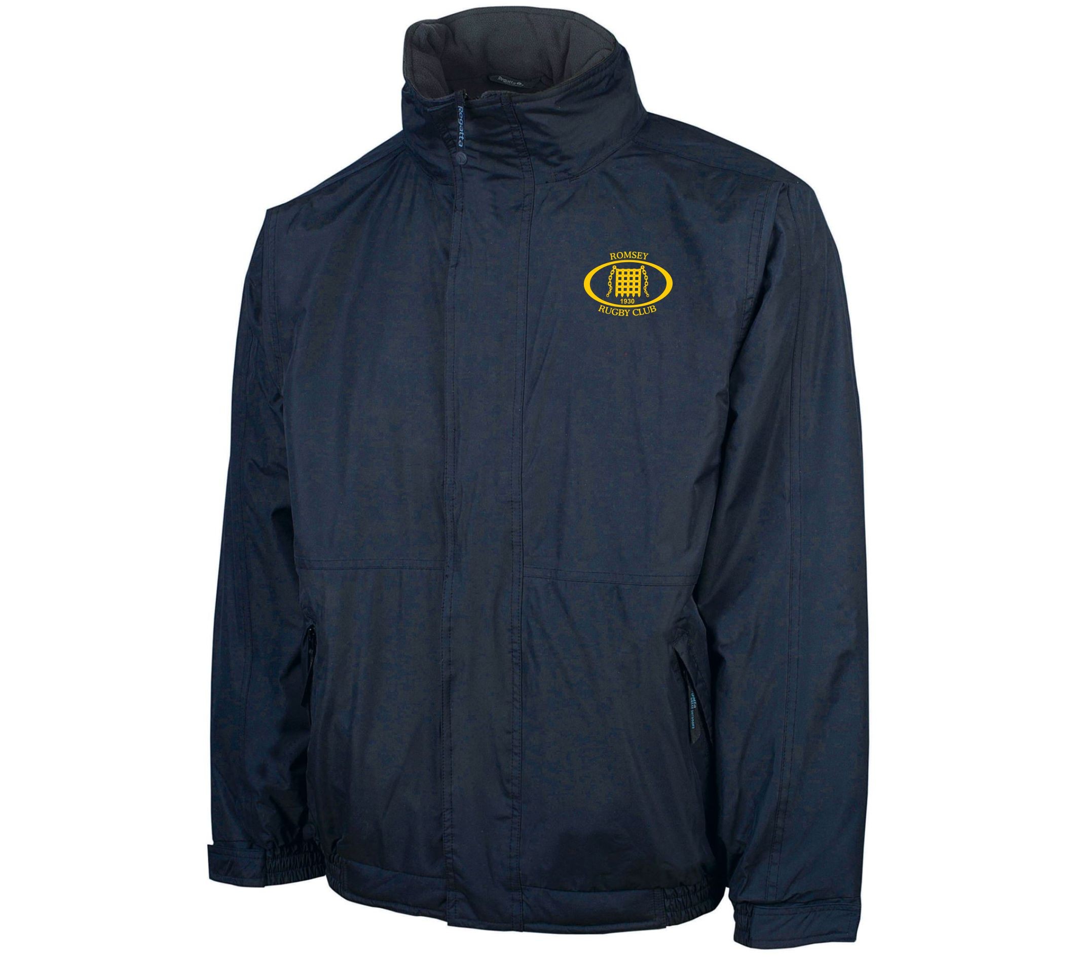 Romsey Rugby Club Waterproof Fleece Lined Jacket - Adult