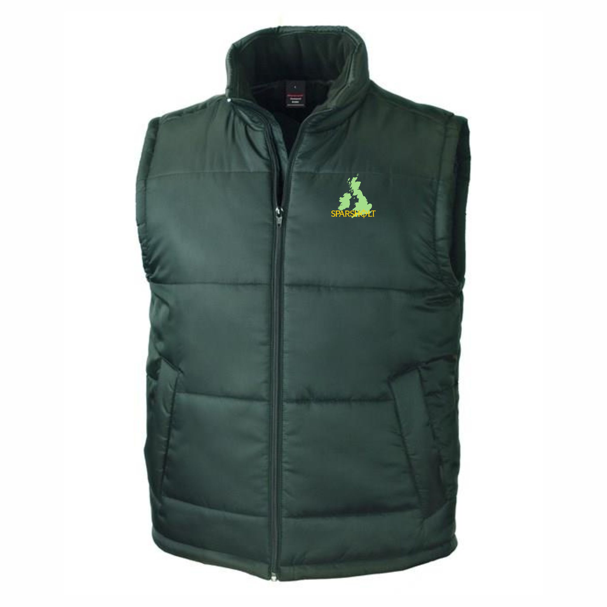 Sparsholt College Padded Bodywarmer - GB Map